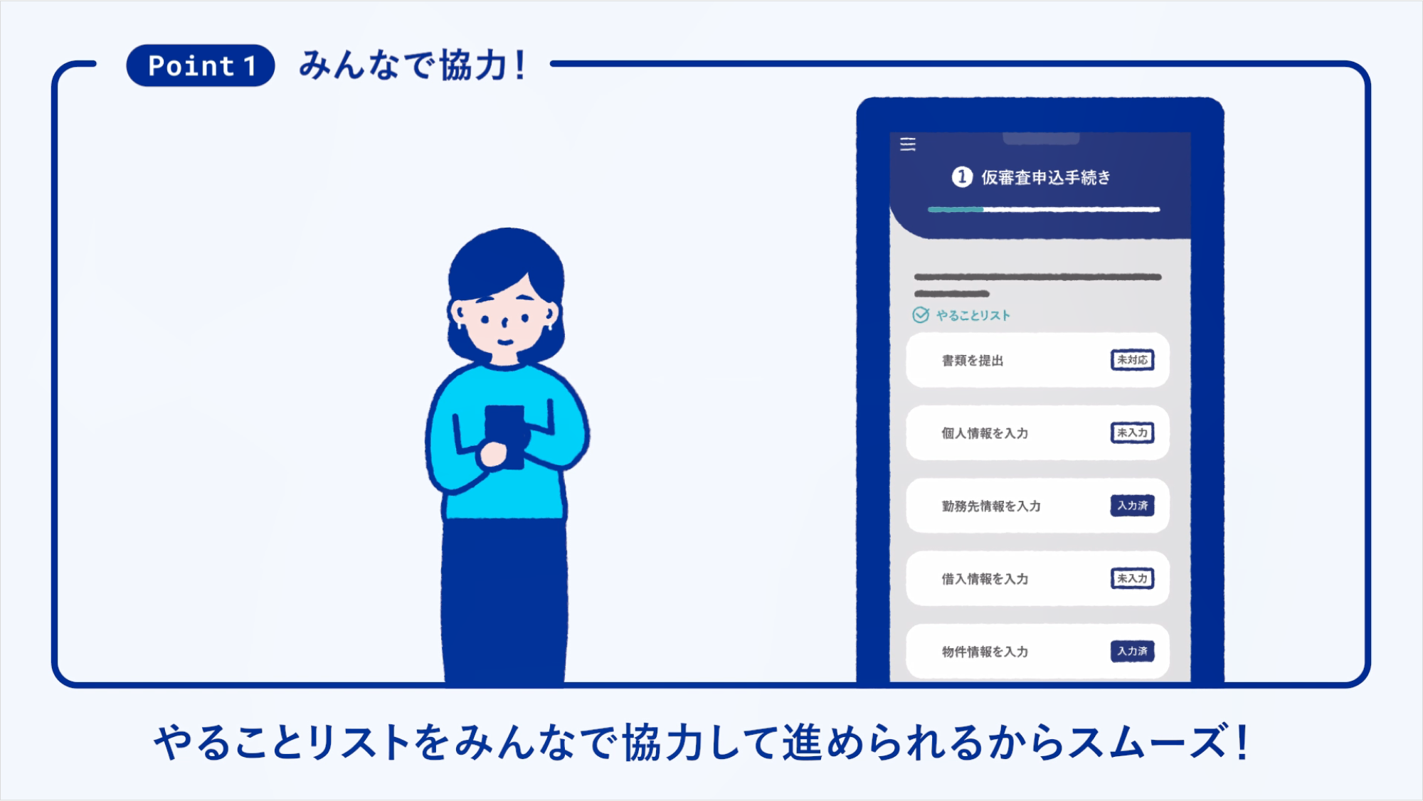 やることリストをみんなで協力して進められるからスムーズ!